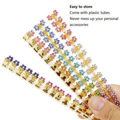 ANBALA clips stored in plastic tubes for tidy organization and travel