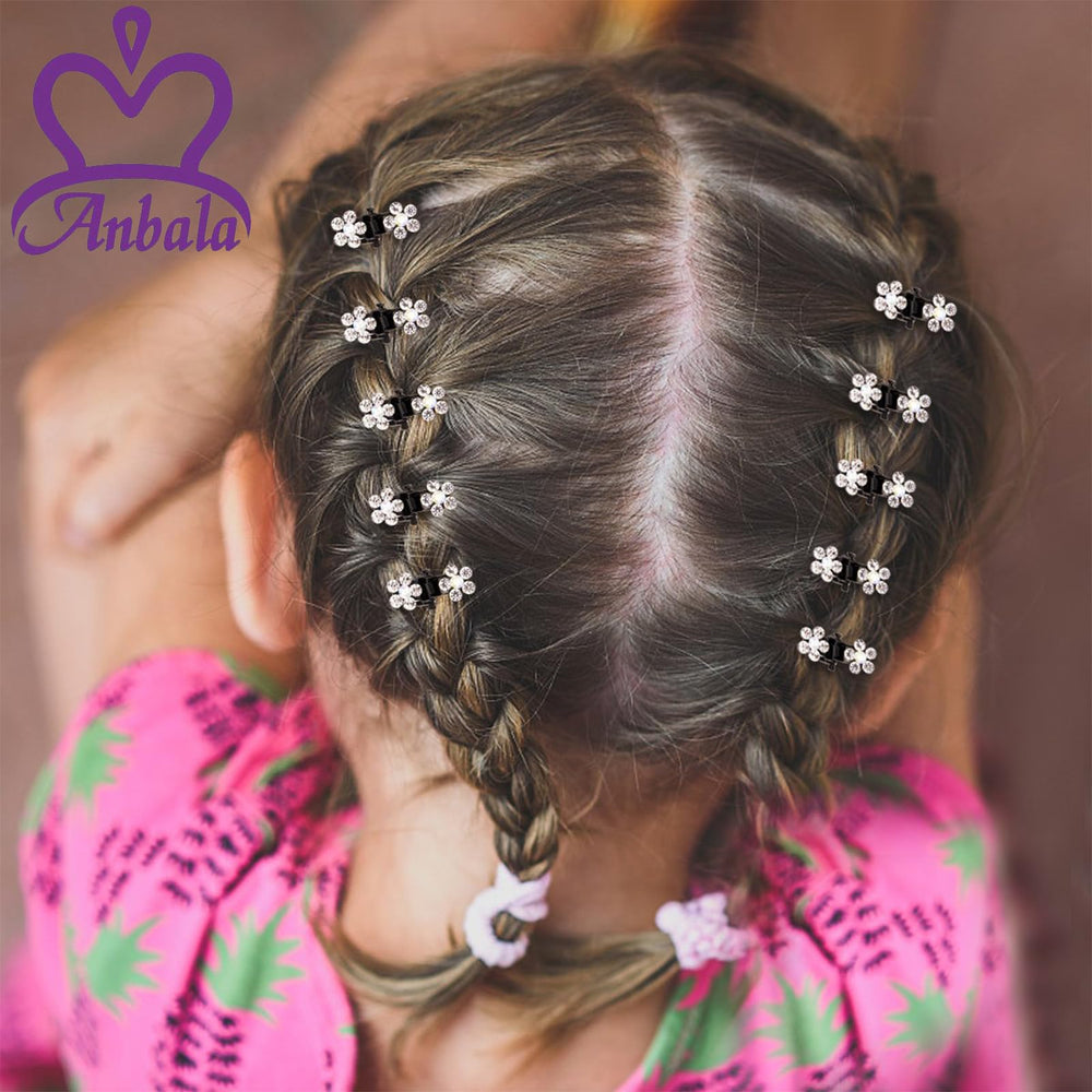ANBALA rhinestone close-up on clip highlighting sparkle and decorative appeal