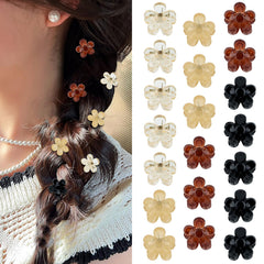 ANBALA front packaging showing 20 mini flower clips, easy storage benefit