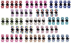 ANBALA front packaging showing 65 colorful mini clips and tubes, convenient storage benefit