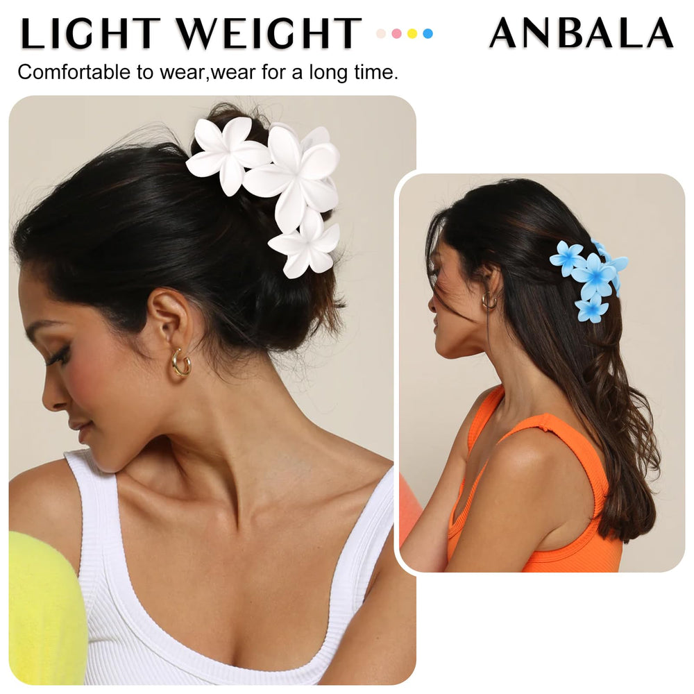 ANBALA clip securing a full bun for a beach-ready, secure hold