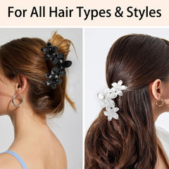 ANBALA clip worn in hair on beach demonstrating secure hold during activity