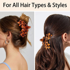 ANBALA clip worn in ponytail demonstrating secure hold and decorative look