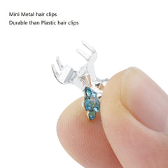 ANBALA metal clamp teeth close-up showing no-slip grip and gentle hold on hair