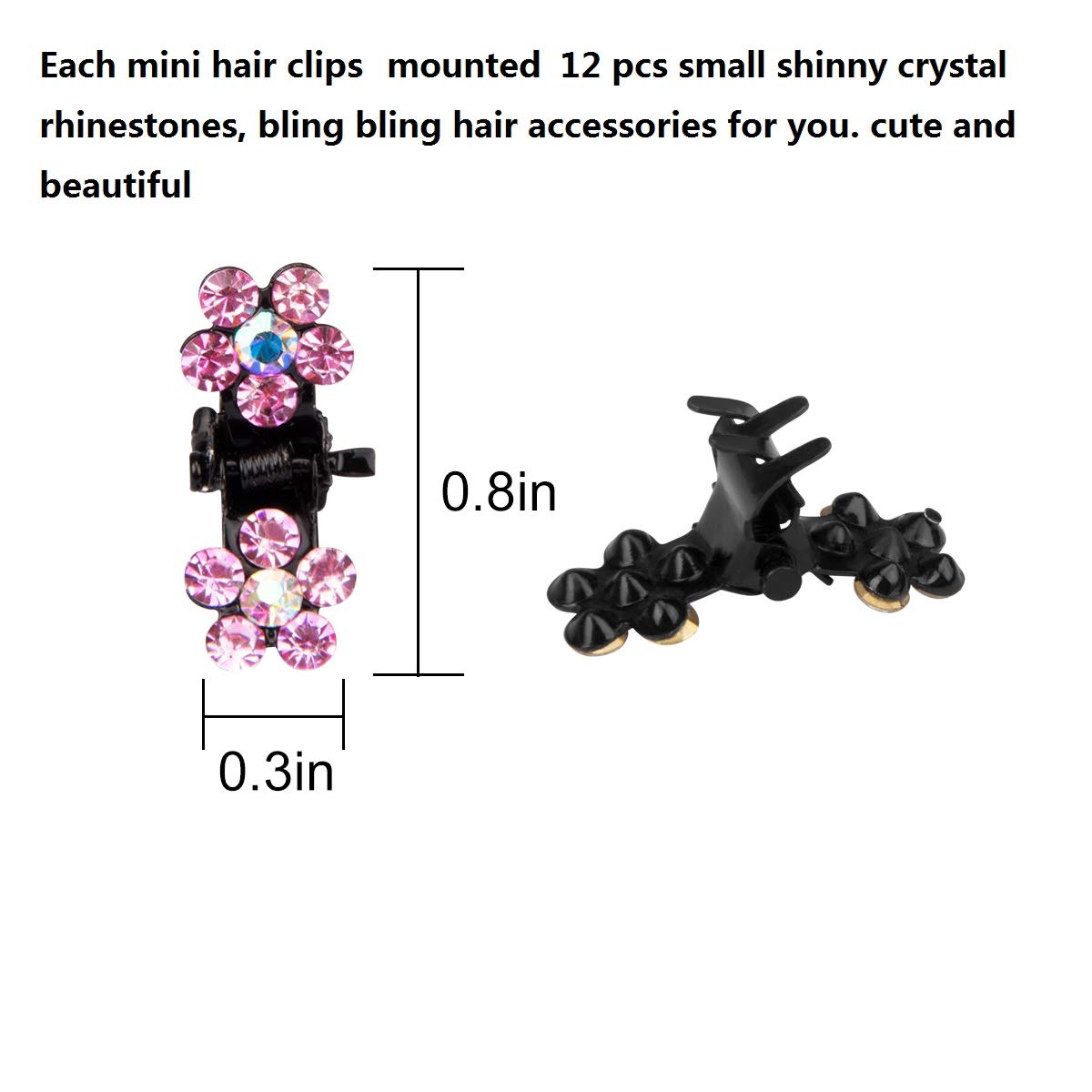 ANBALA clips stored in plastic tubes, organized storage and tangle-free benefit