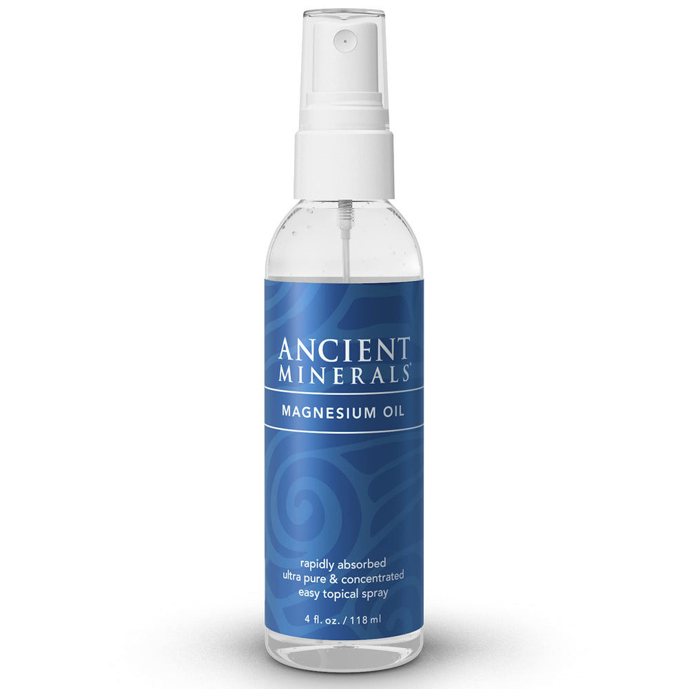 Ancient Minerals front label showing product name and purity benefit