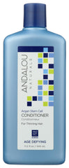 Andalou Naturals bottle front view shows product and strengthens hair
