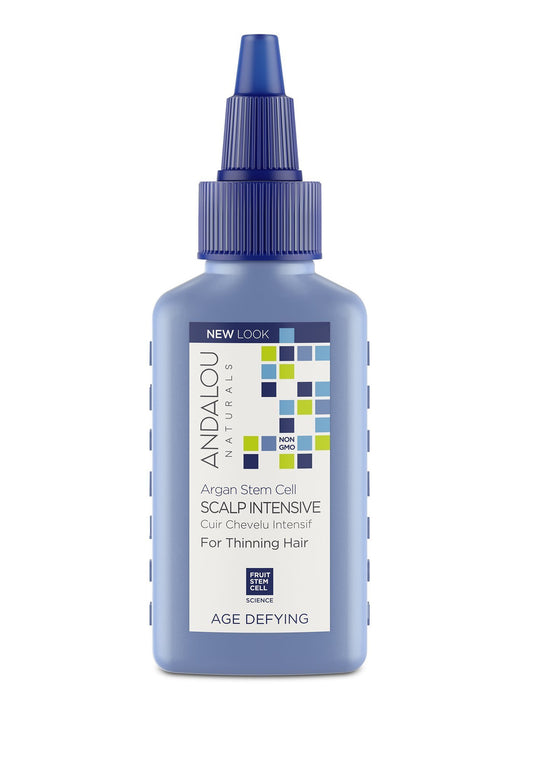 Andalou Naturals front packaging showing bottle and benefits