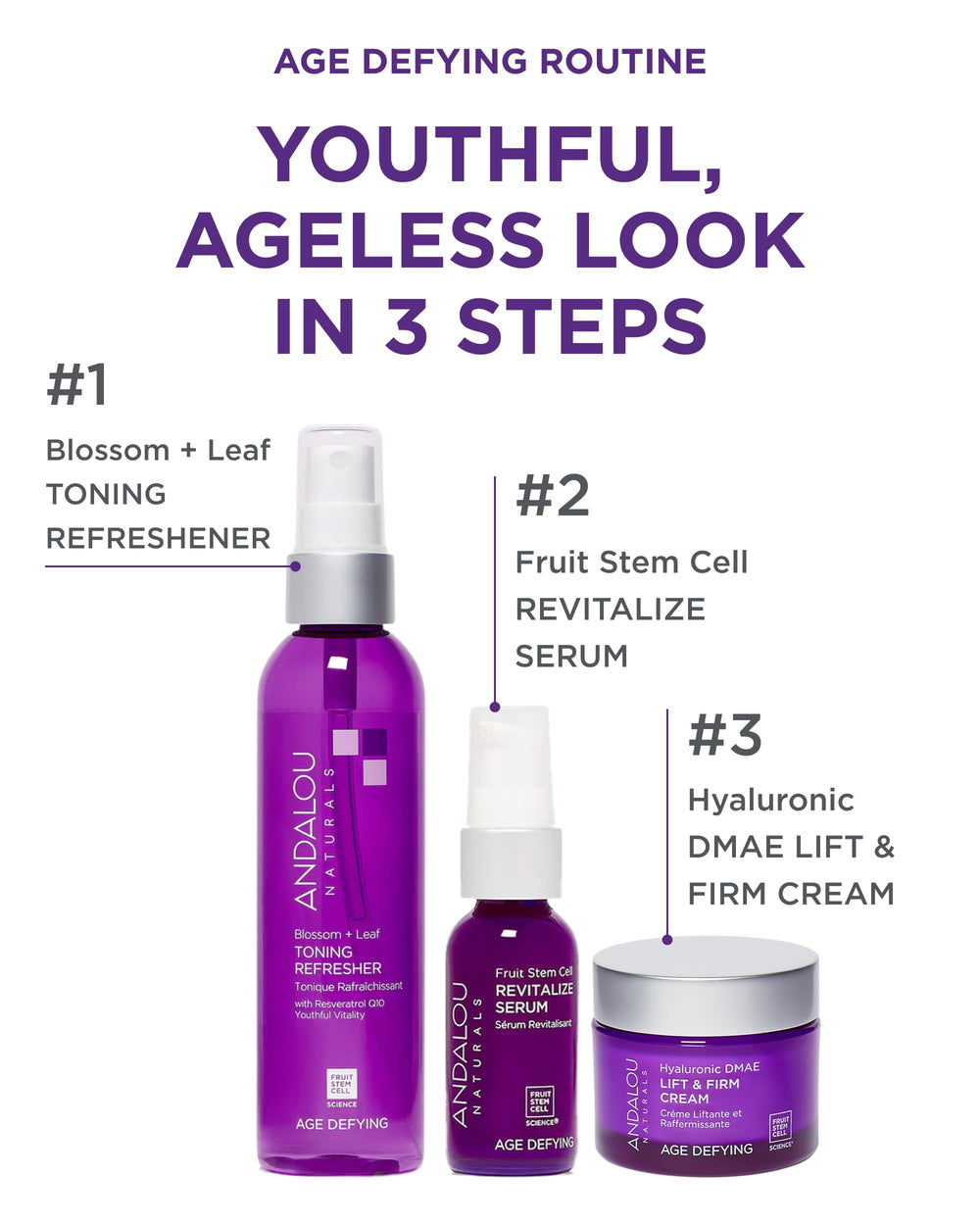 Andalou Naturals nozzle close-up showing fine mist for even application