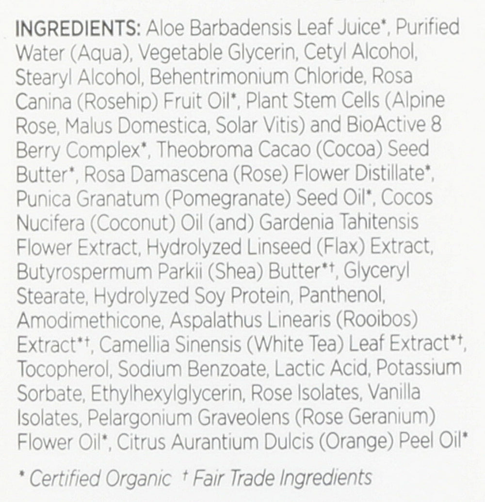 Andalou Naturals creamy conditioner texture close-up showing rich hydration