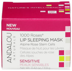 Andalou Naturals jar front view showing product and gentle hydration benefit