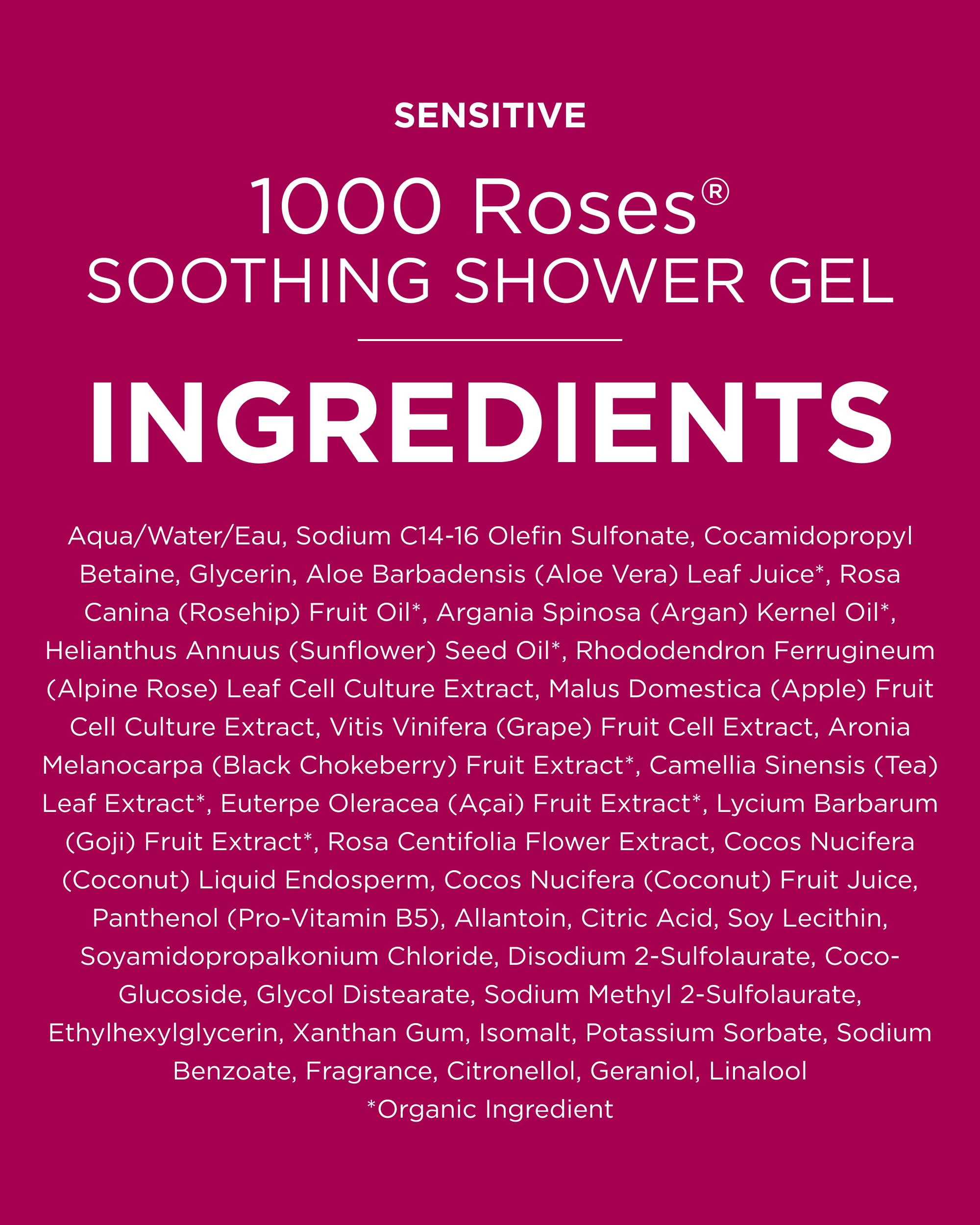 Andalou Naturals on bathroom shelf styled for calming routine
