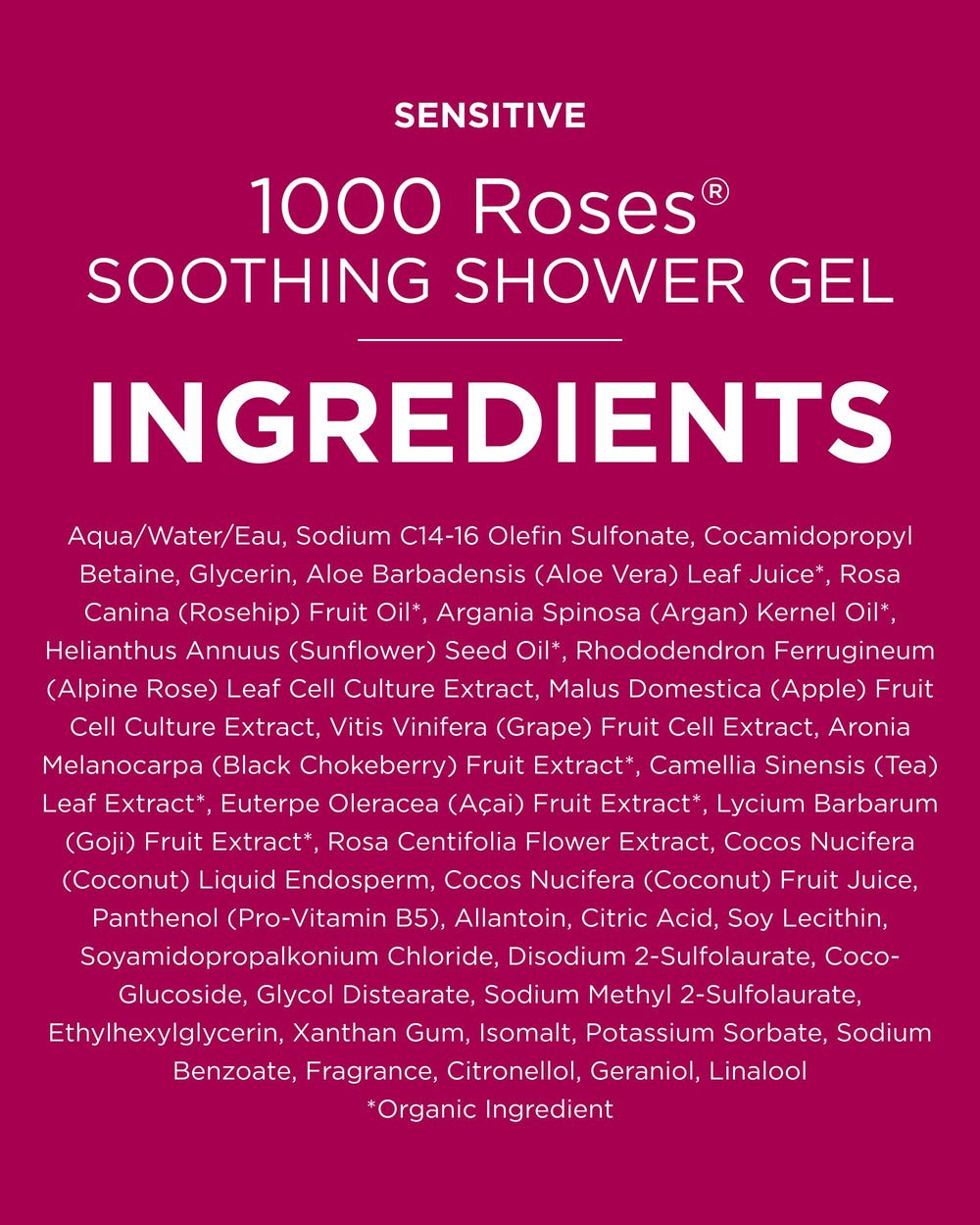 Andalou Naturals on bathroom shelf styled for calming routine
