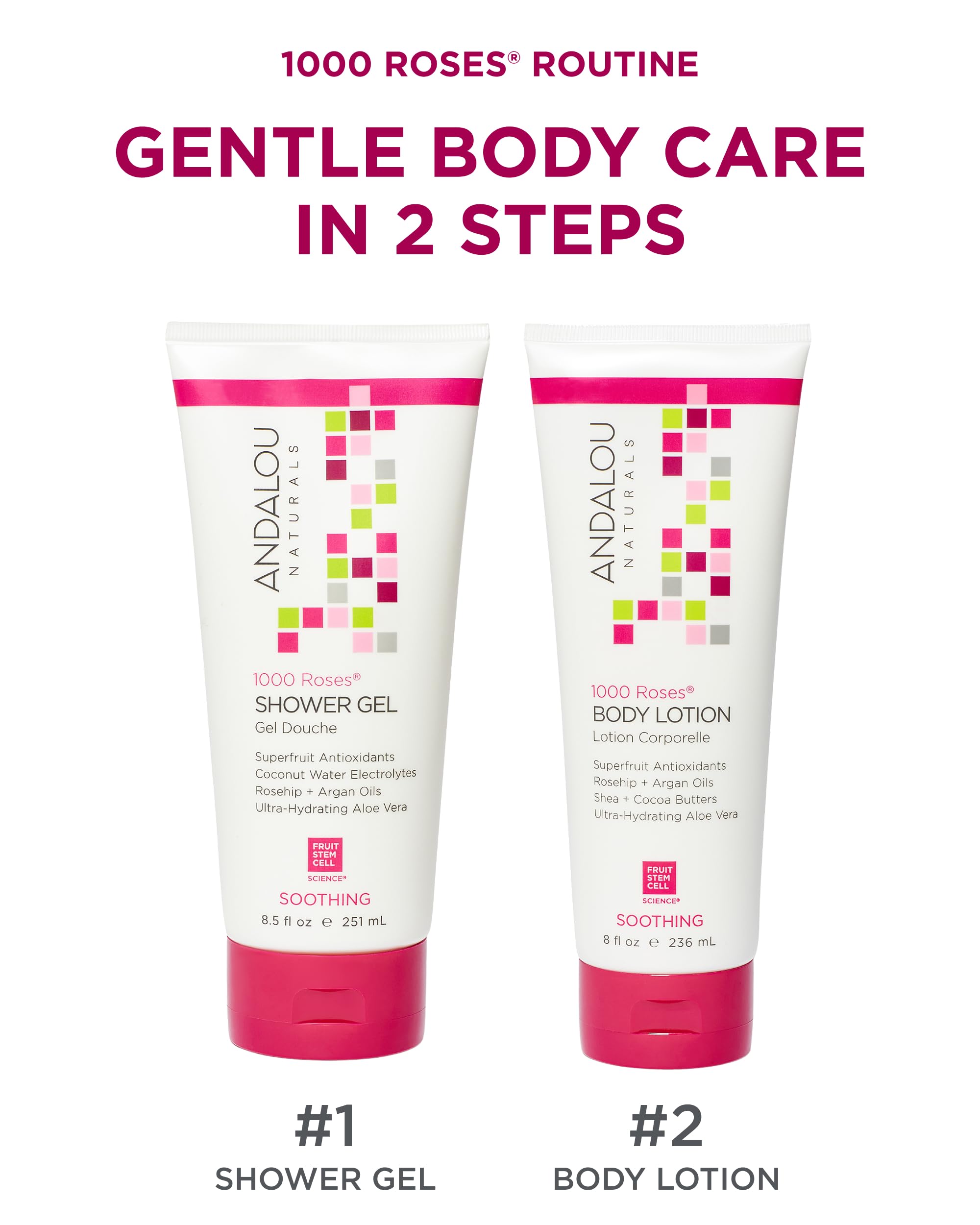 Andalou Naturals creamy foam texture illustrating mild lather