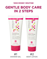 Andalou Naturals creamy foam texture illustrating mild lather