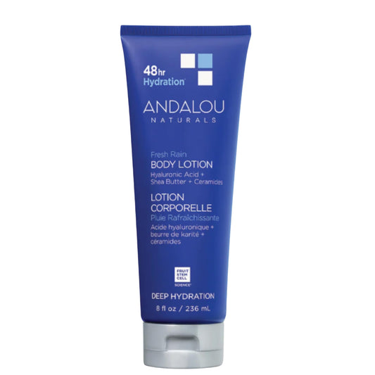 Andalou Naturals front packaging showing product name and benefits
