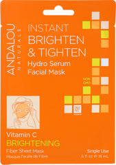 Andalou Naturals front packaging showing product name and benefits