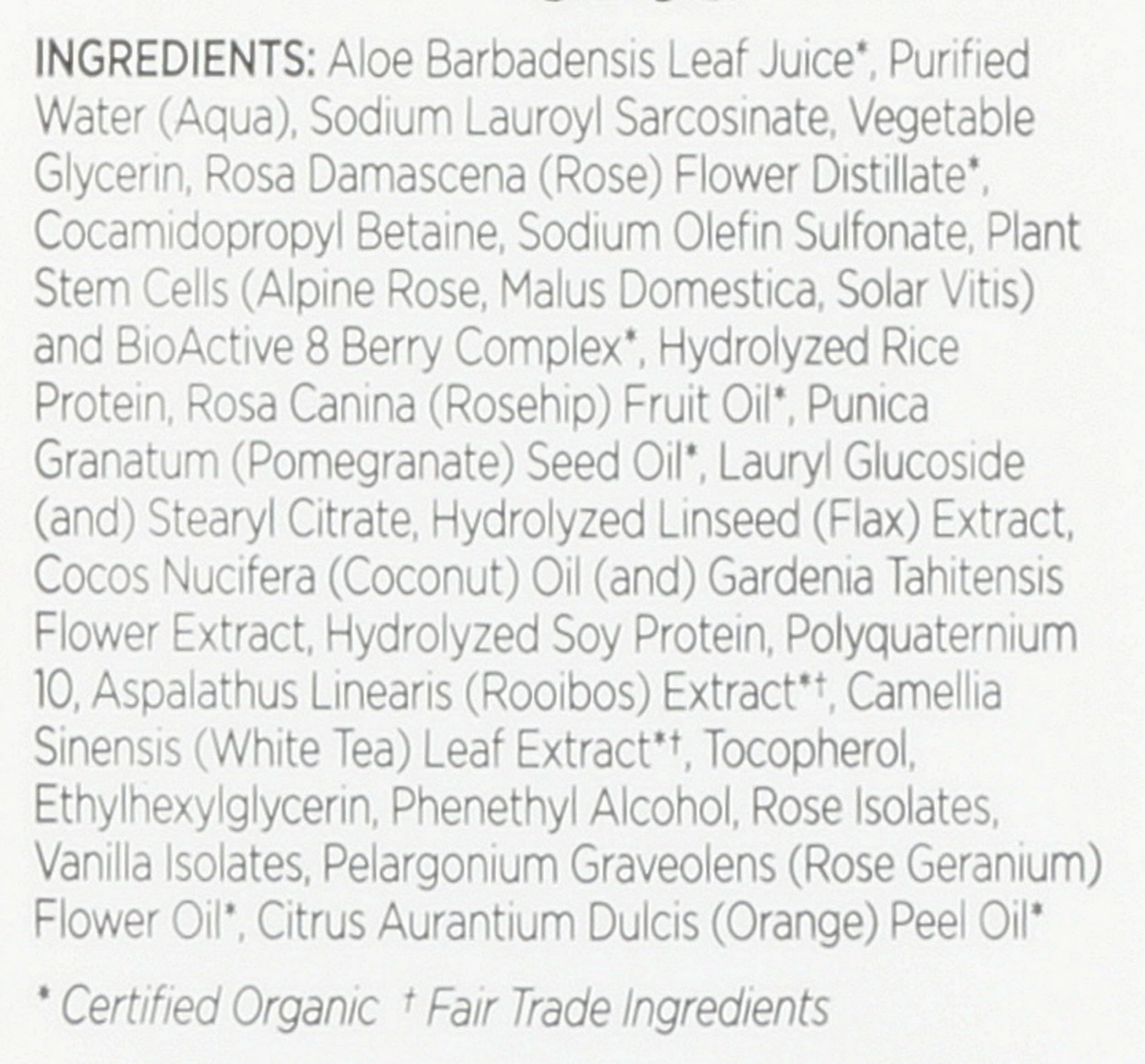 Andalou Naturals rosehip and pomegranate oils ingredient focus for nourishment