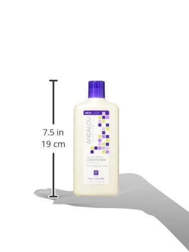 Andalou Naturals creamy conditioner texture close-up demonstrating lightweight slip
