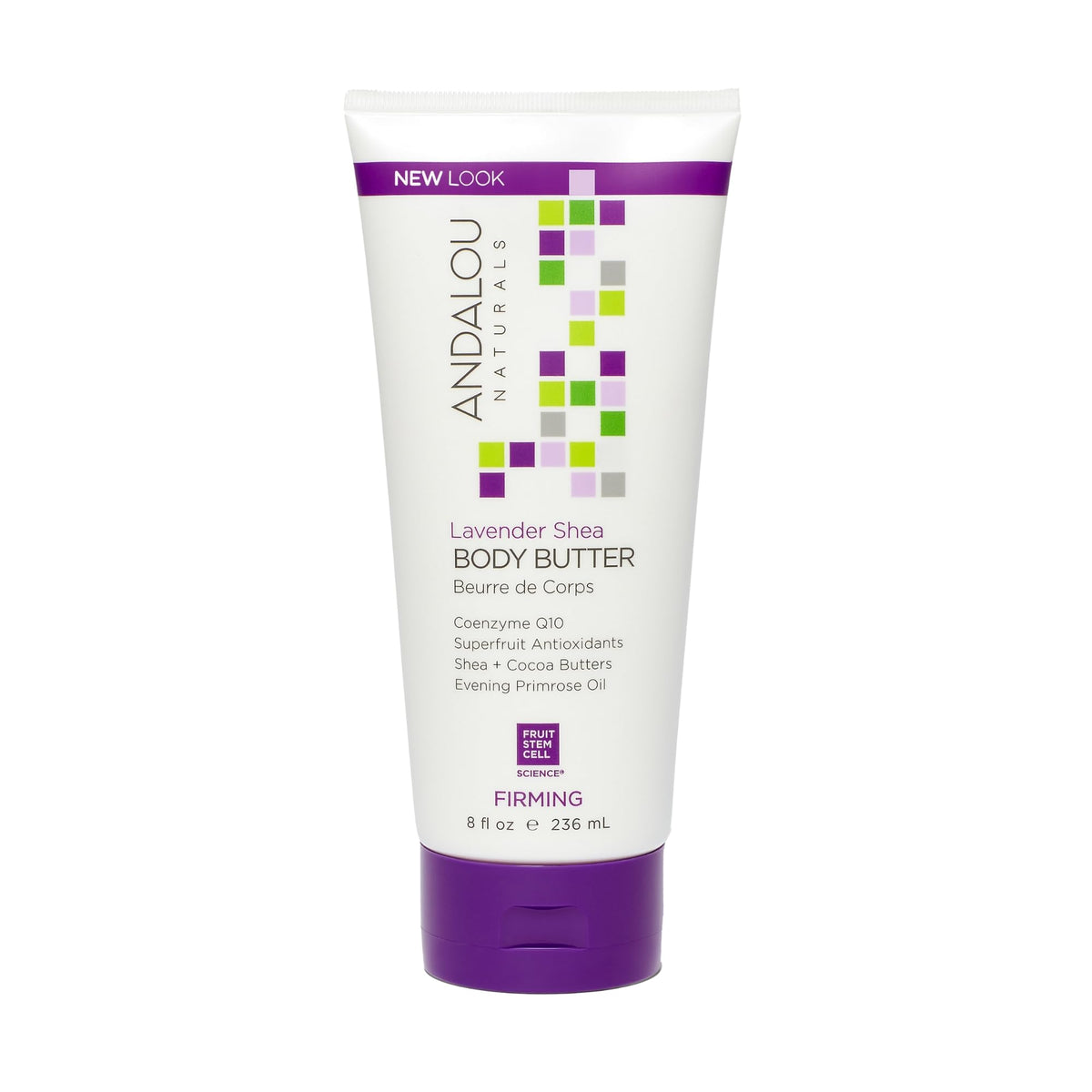 Andalou Naturals jar front view showing label and product benefit hydration