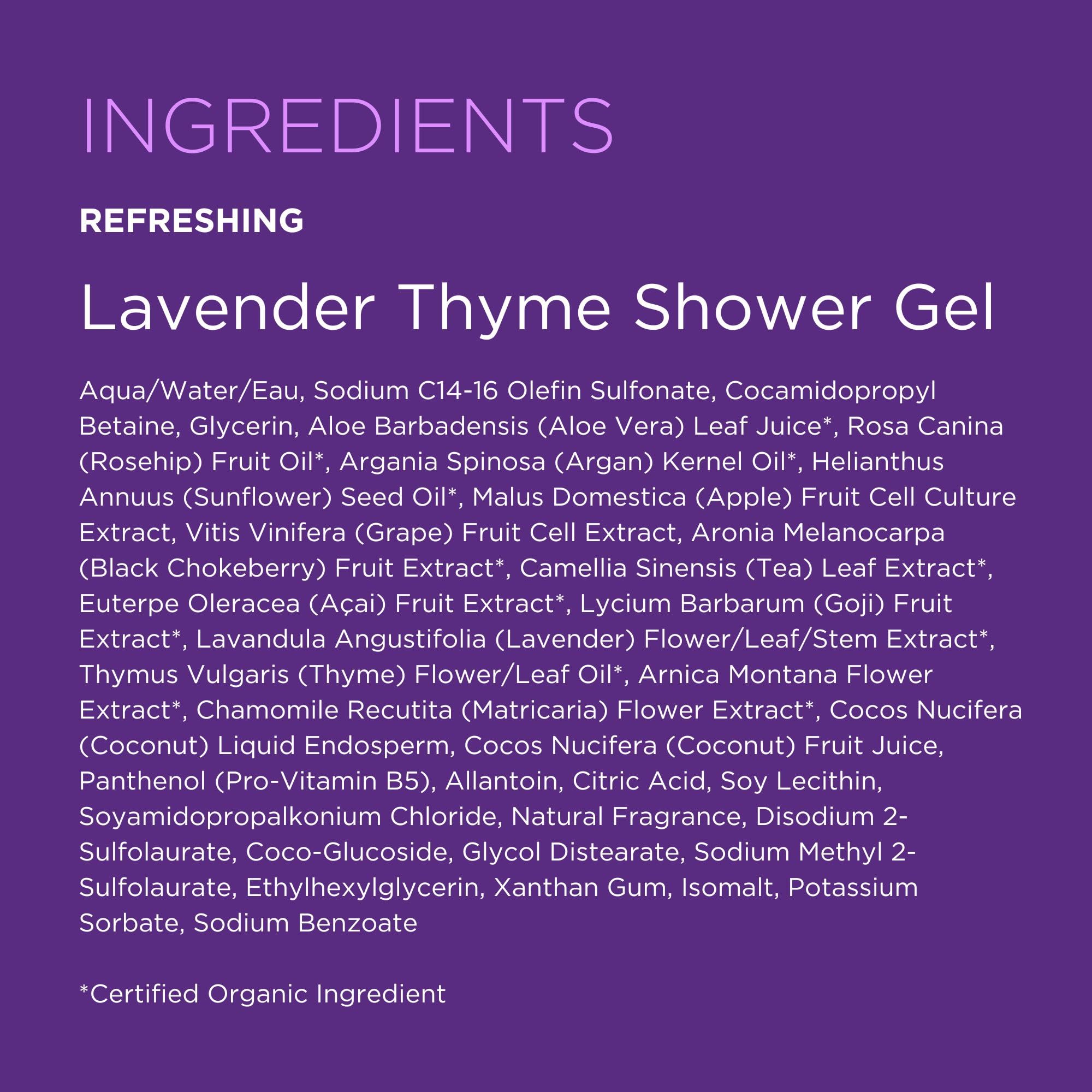 Andalou Naturals in a bathroom scene conveying calming scent and refreshing ritual benefit