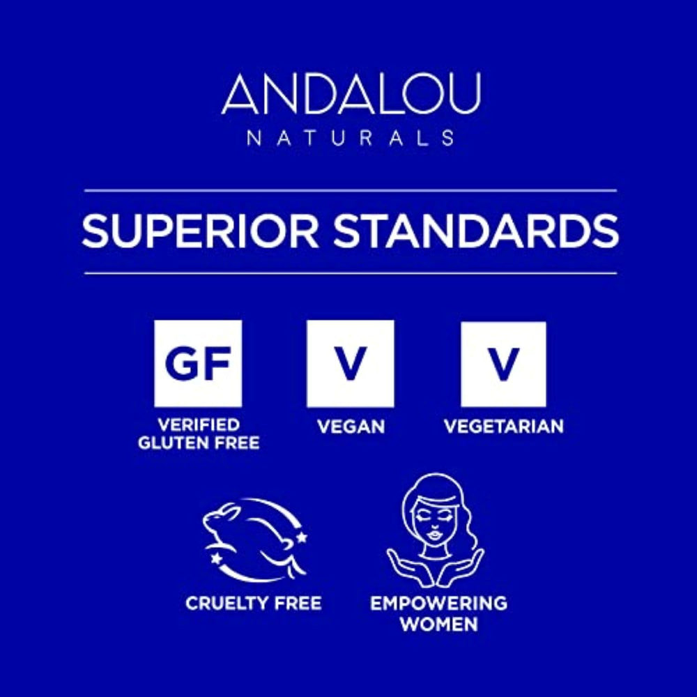 Andalou Naturals bottle styled in coastal setting evoking sea salt scent