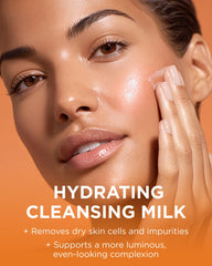 Andalou Naturals being dispensed showing creamy texture and hydration