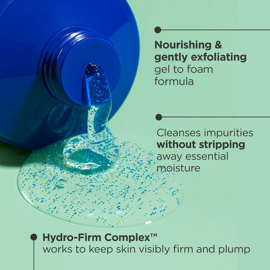 Andalou Naturals label close-up highlighting ingredients and gentle formula benefits