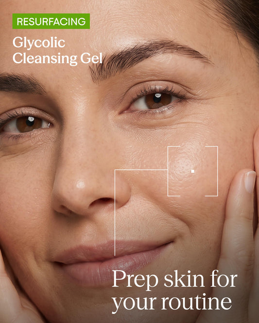 Andalou Naturals gel texture close-up showing smooth exfoliating consistency
