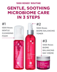 Andalou Naturals creamy foam lather demonstrating mild hydrating texture