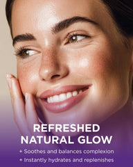 Andalou Naturals spray mist in use delivering instant refresh and balance