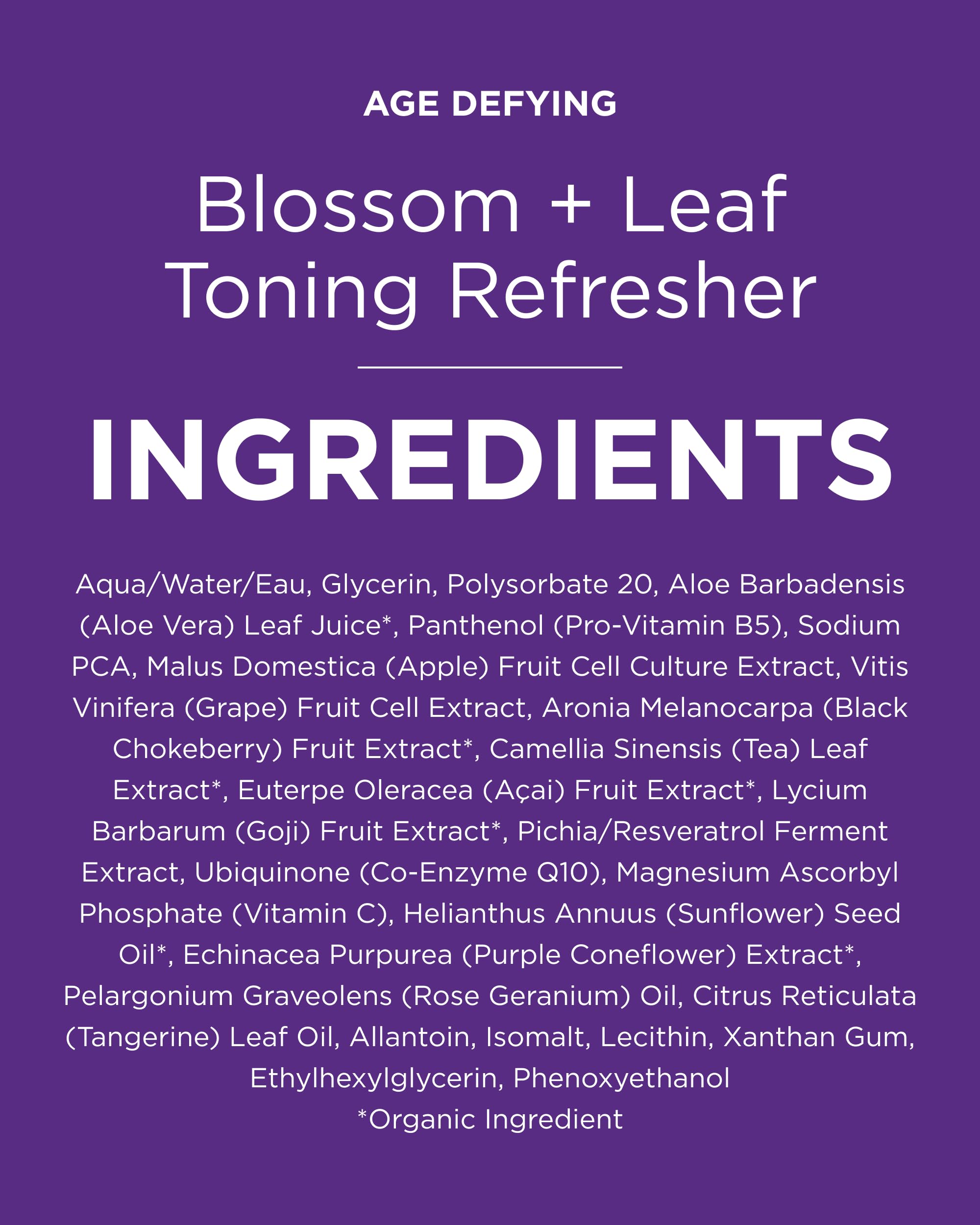 Andalou Naturals top-down flatlay of bottle showing sleek packaging design