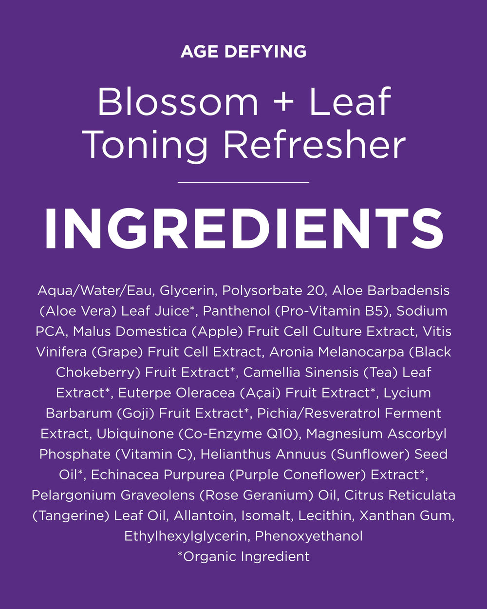 Andalou Naturals top-down flatlay of bottle showing sleek packaging design