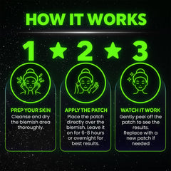 Andlane glow-in-the-dark patches glowing to reveal nighttime visibility