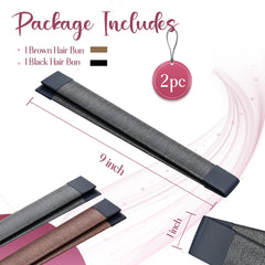 Andlane bun maker next to ruler showing compact size for travel convenience
