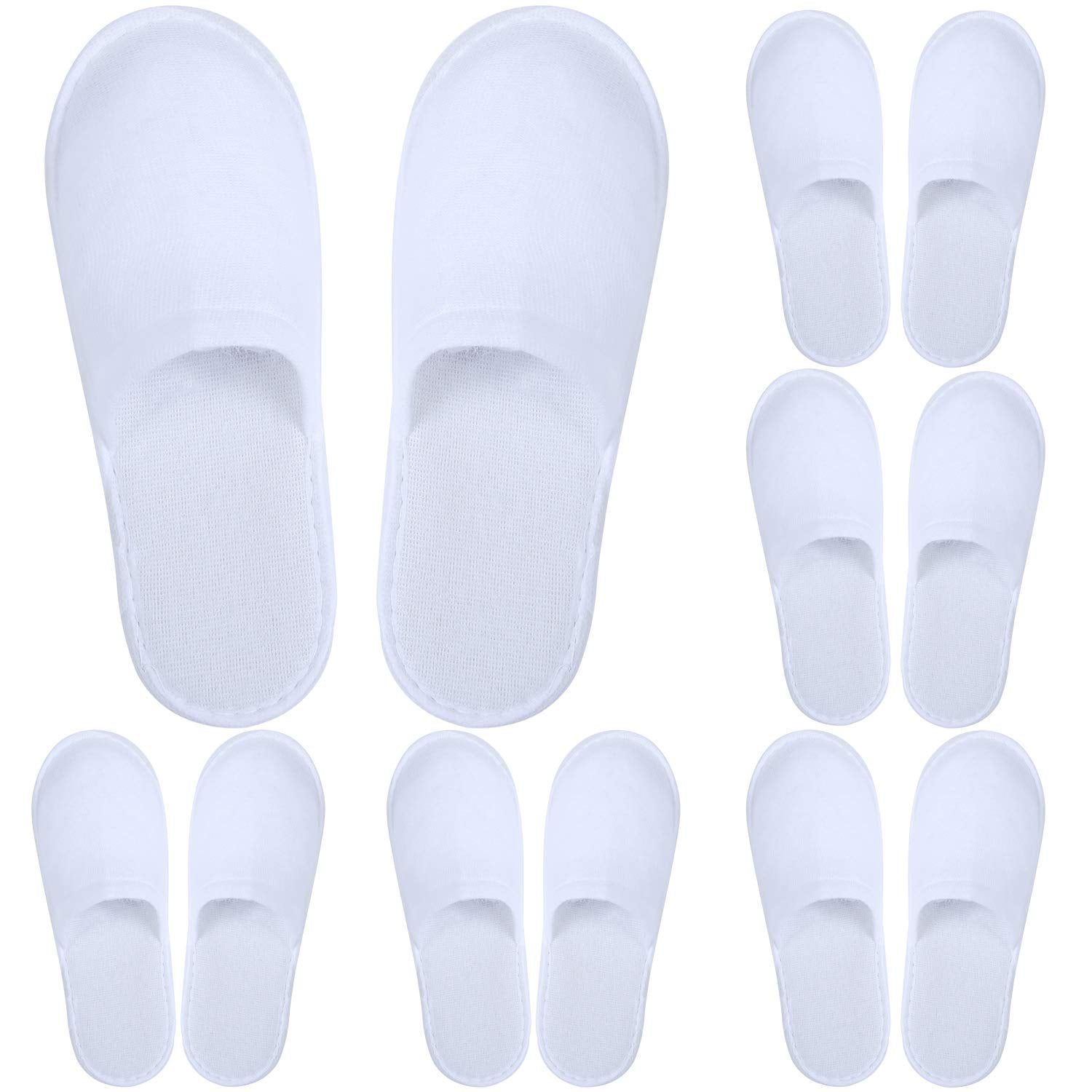 Aneco closed-toe slippers front view showing clean presentation and guest-ready comfort