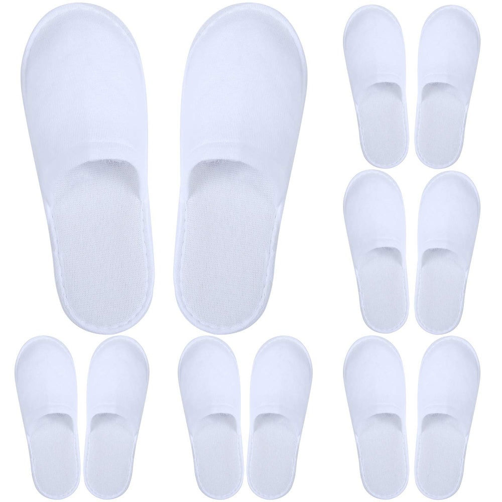 Aneco closed-toe slippers front view showing clean presentation and guest-ready comfort