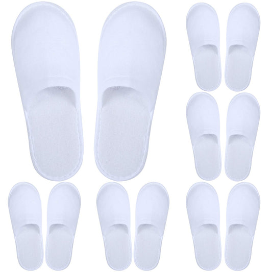 Aneco closed-toe slippers front view showing clean presentation and guest-ready comfort