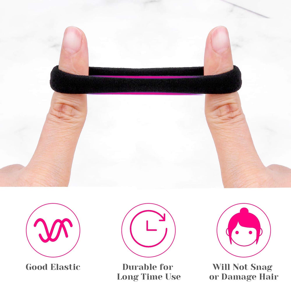 Anezus hair tie holding a high ponytail demonstrating secure hold