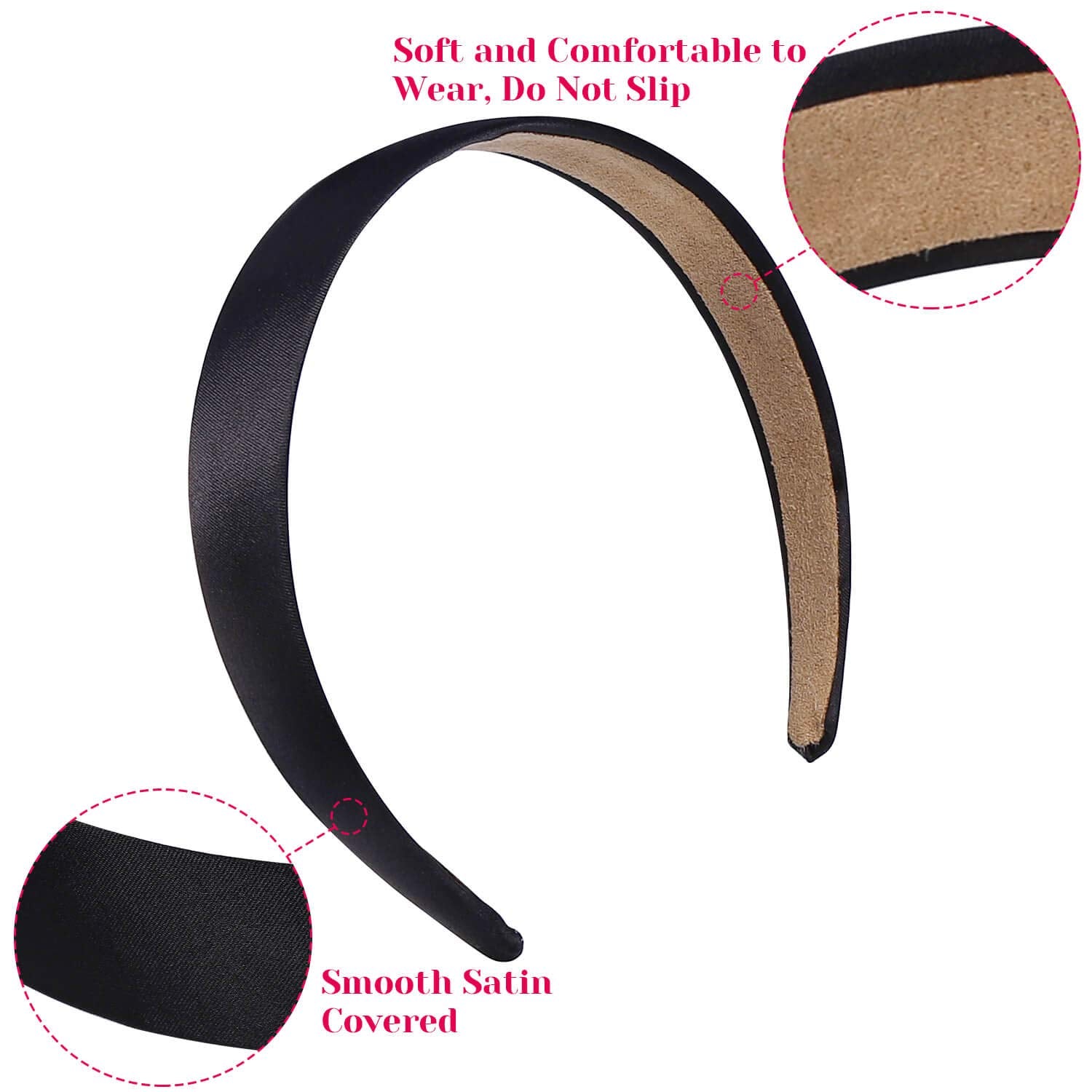 anezus headband held in hand demonstrating size and easy portability
