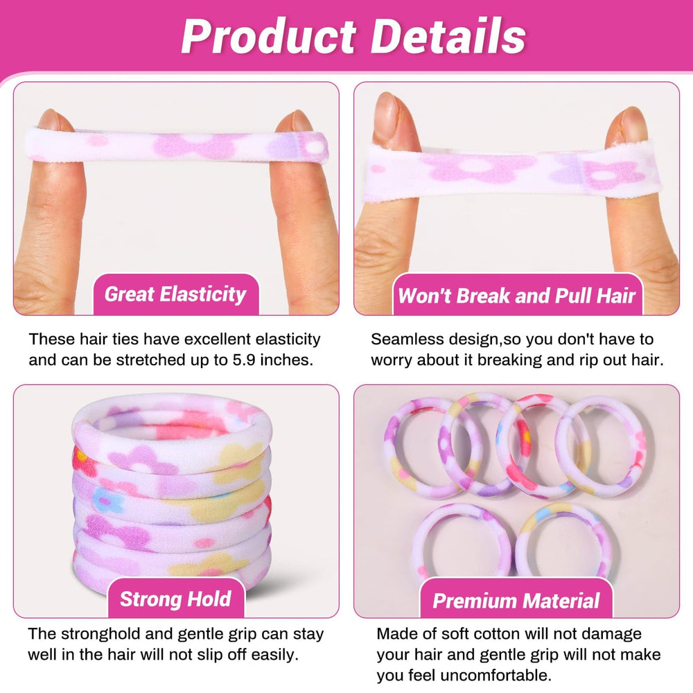 anezus hair tie holding ponytail during exercise demonstrating dependable grip