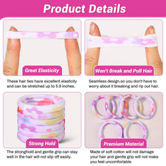 anezus hair tie holding ponytail during exercise demonstrating dependable grip