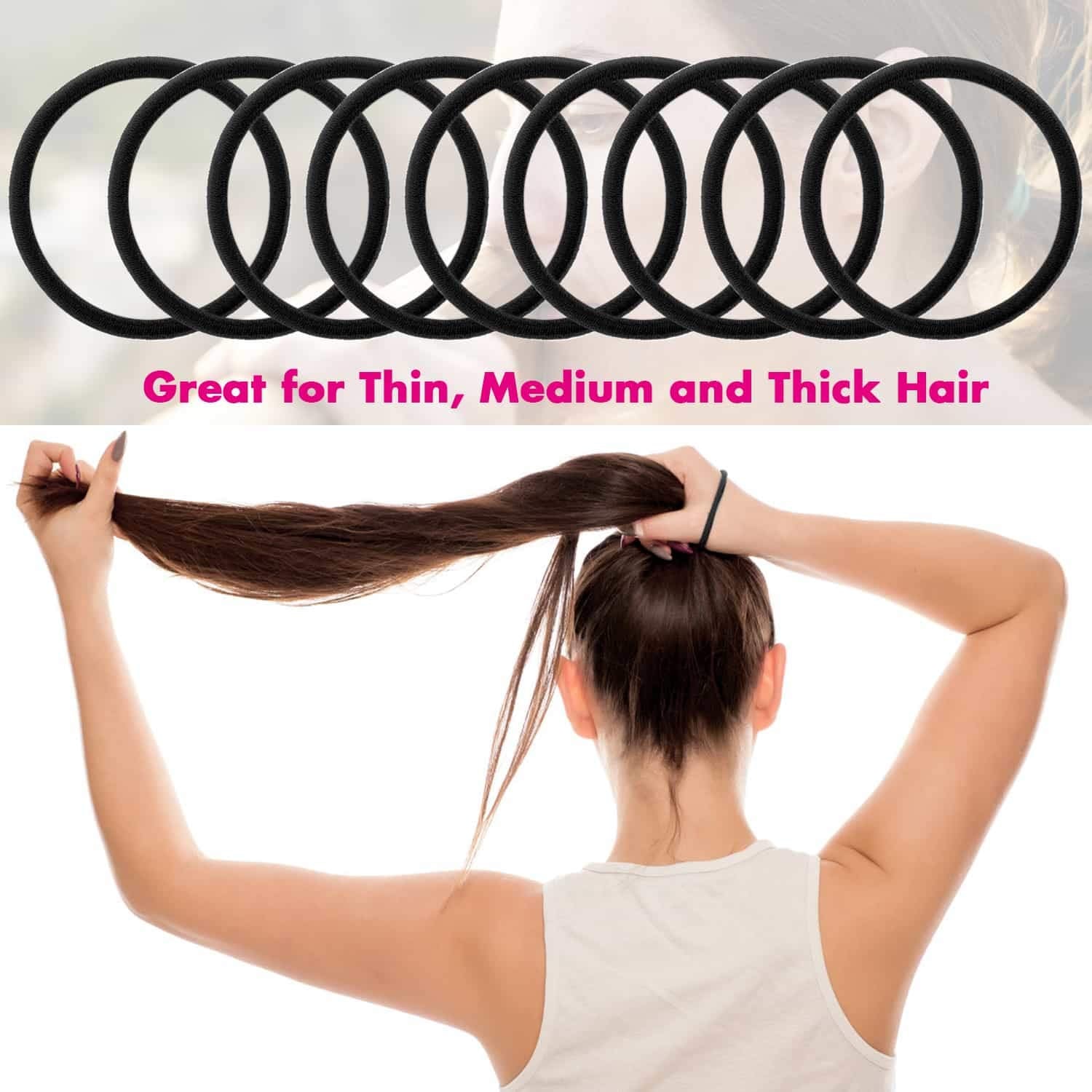 anezus used in ponytail lifestyle shot illustrating discreet everyday hold