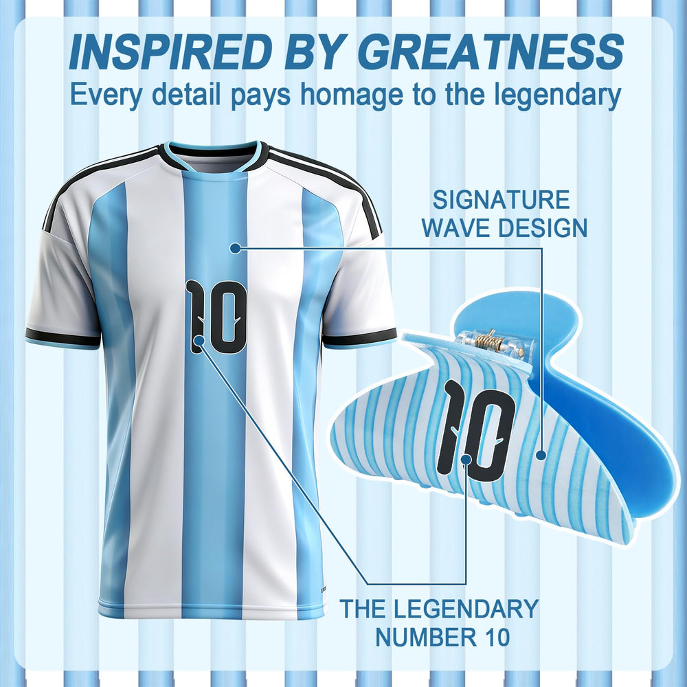 ANFONG No.10 jersey keychain displayed to show collectible detail and easy attachment