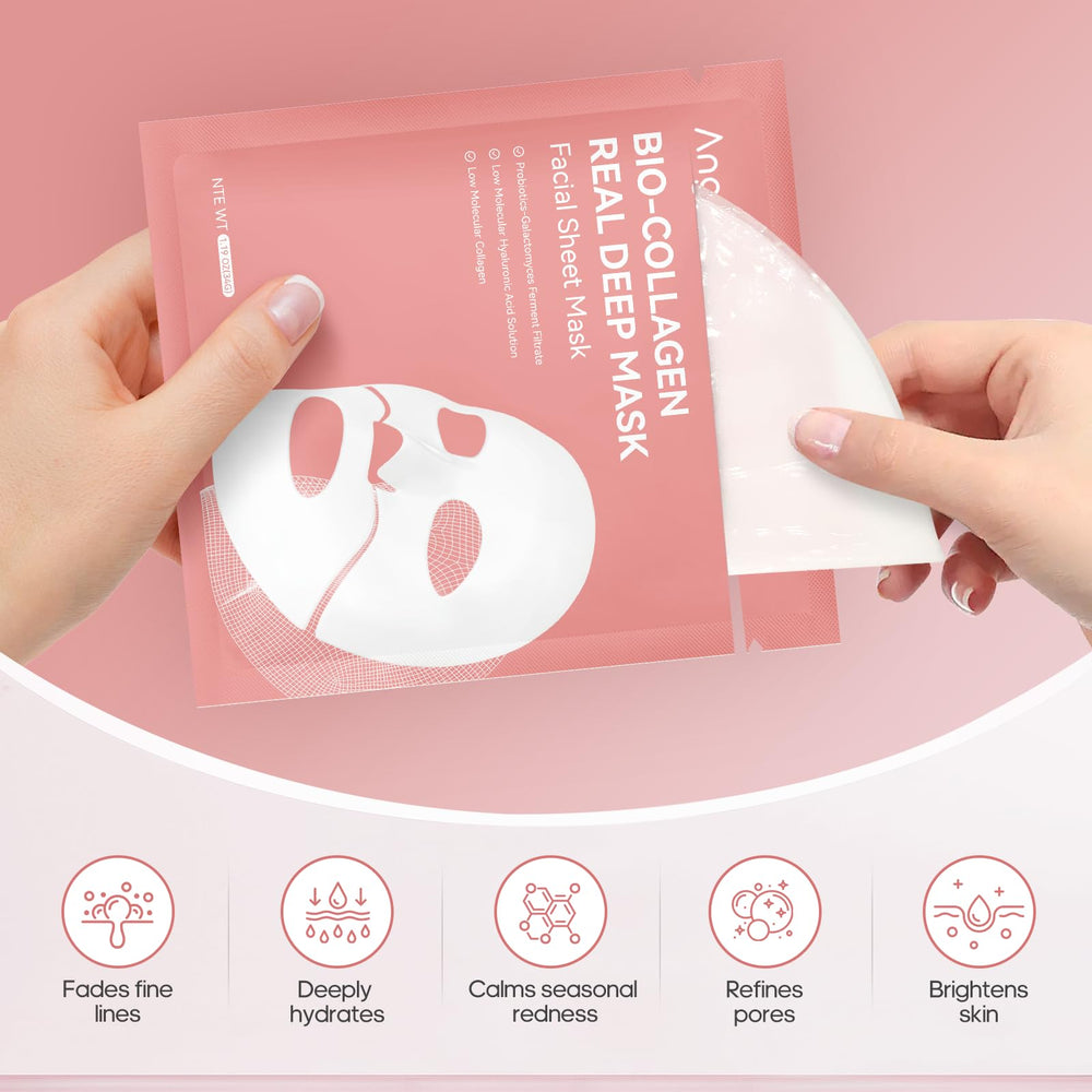 Angel Side mask held in hand to show actual size and ease of application