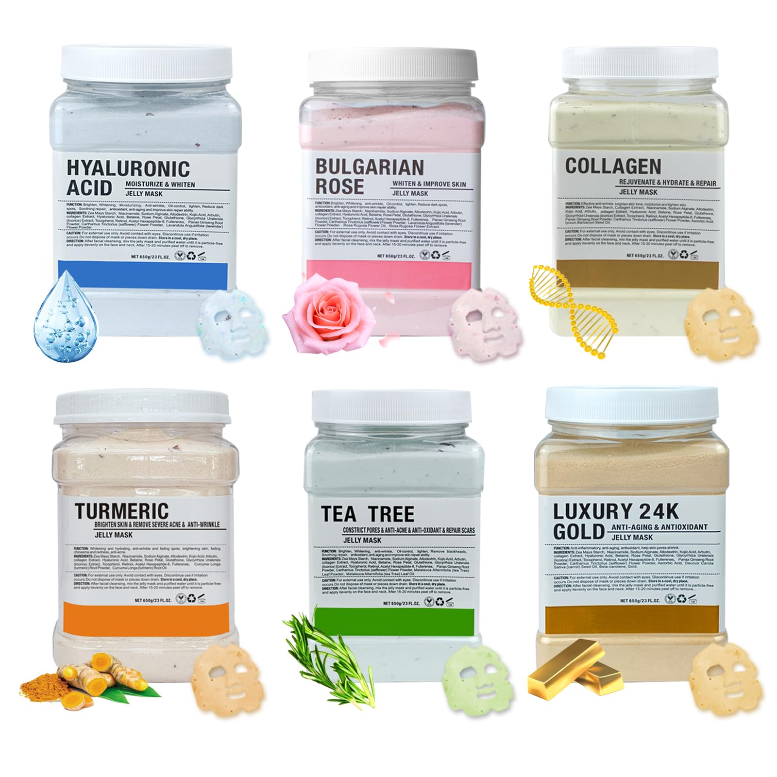 Angeland front jar and label showing product benefits and professional look