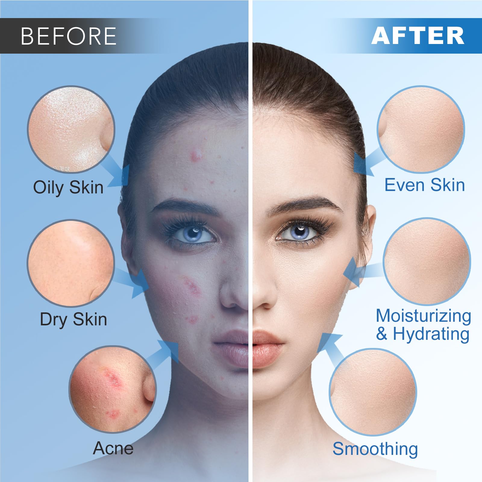Angeland peel off mask detail showing gentle removal for smoother skin