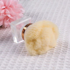 ANGNYA used as makeup brush applying blush for dual-purpose versatility