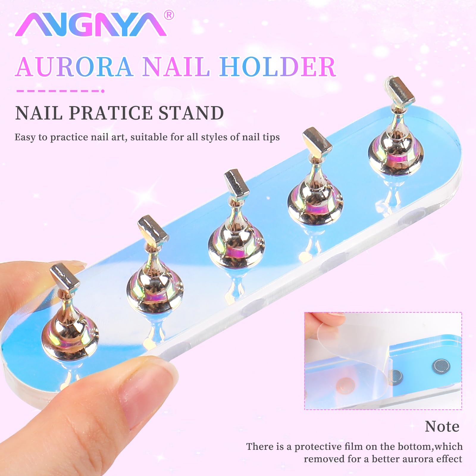 ANGNYA compact travel layout with all components showing portability and salon-on-the-go benefit