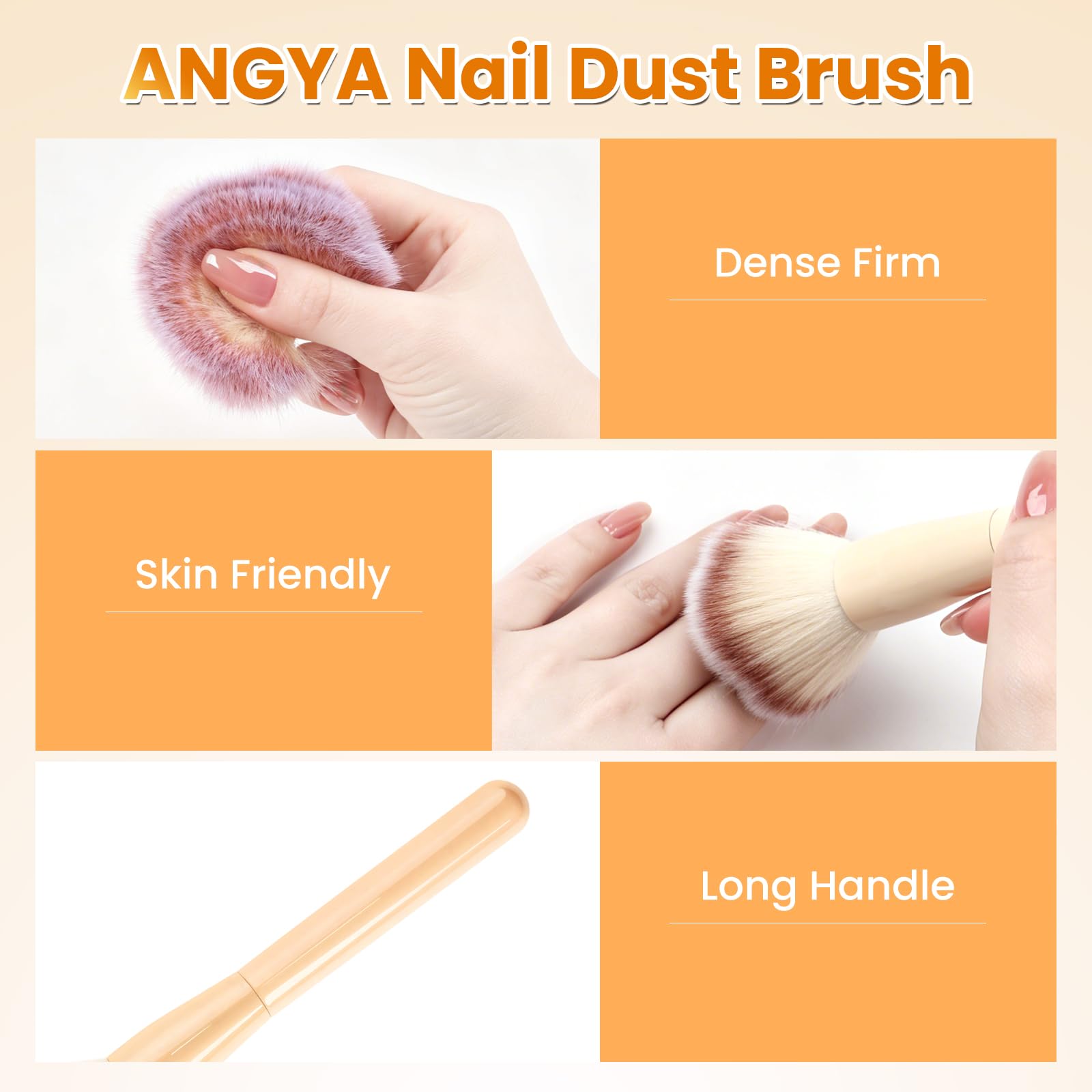 ANGNYA brushes on salon table highlighting professional tidy workspace advantage